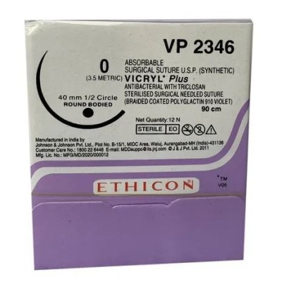 Ethicon Vicryl Plus Sutures VP 2346