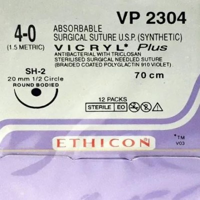 Ethicon Vicryl Plus Sutures VP 2304